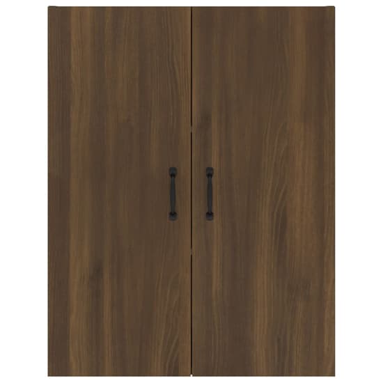 Albany Wooden Wall Storage Cabinet With 2 Doors In Brown Oak_3