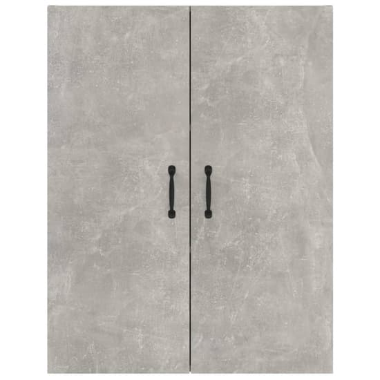 Albany Wooden Wall Storage Cabinet In Concrete Effect_3