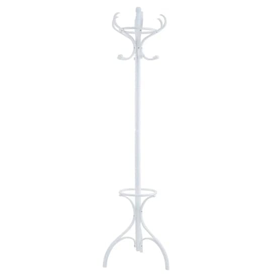 Albion Wooden Coat Stand In White_4