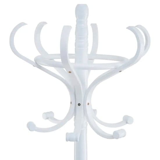 Albion Wooden Coat Stand In White_8