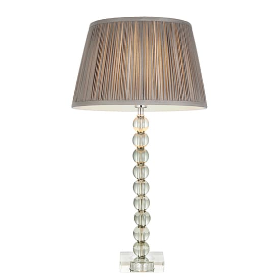 Alcoy Charcoal Shade Table Lamp With Grey Green Crystal Base_5