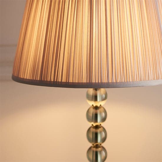 Alcoy Dusky Pink Shade Table Lamp With Grey Green Crystal Base_2