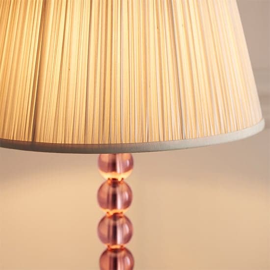 Alcoy Oyster Shade Table Lamp With Blush Tinted Crystal Base_2