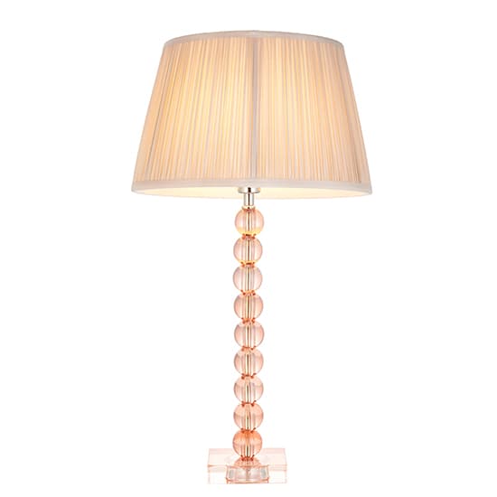 Alcoy Oyster Shade Table Lamp With Blush Tinted Crystal Base_5