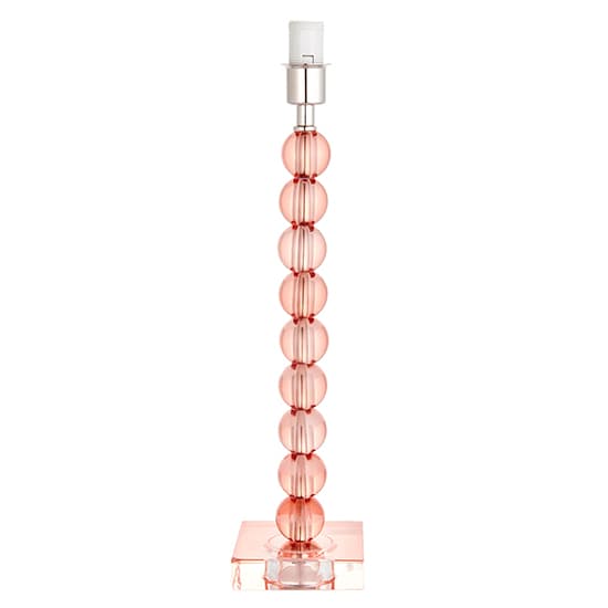 Alcoy Oyster Shade Table Lamp With Blush Tinted Crystal Base_6