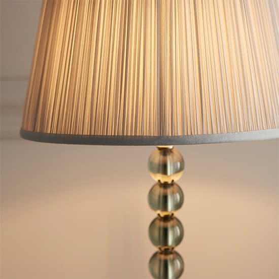 Alcoy Silver Shade Table Lamp With Grey Green Crystal Base_2