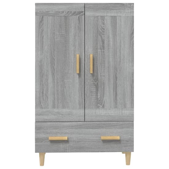 Aleta Wooden Highboard With 2 Doors 1 Drawer In Grey Sonoma Oak_4