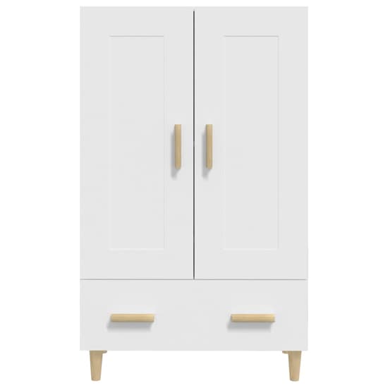 Aleta Wooden Highboard With 2 Doors 1 Drawer In White_5