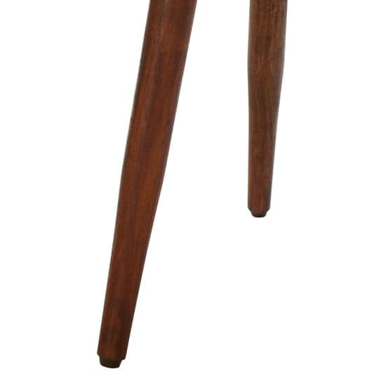 Algieba Hexagonal Wooden Side Table In Grey_6