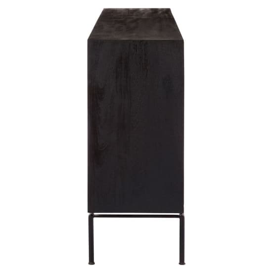 Algieba Wooden Sideboard With 2 Doors 2 Drawers In Black_3
