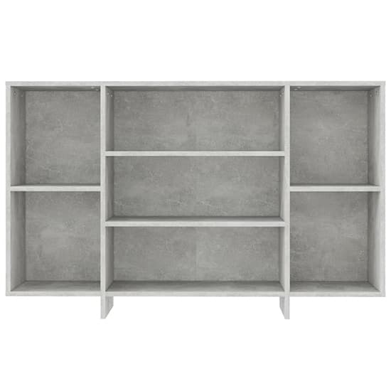 Algot Wooden Shelving Unit With 4 Shelves In Concrete Effect_3