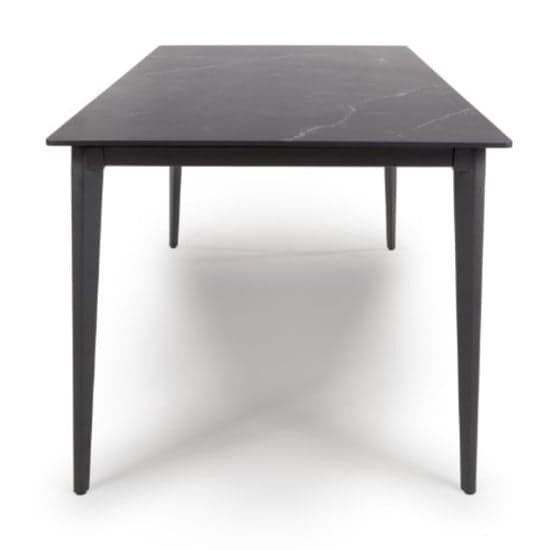 Aliso Large Sintered Stone Dining Table Black Marble Effect_2