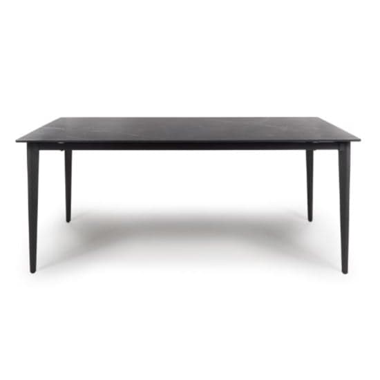 Aliso Small Sintered Stone Dining Table Black Marble Effect_2