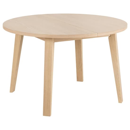 Alisto Wooden Dining Table Round In Oak White_1