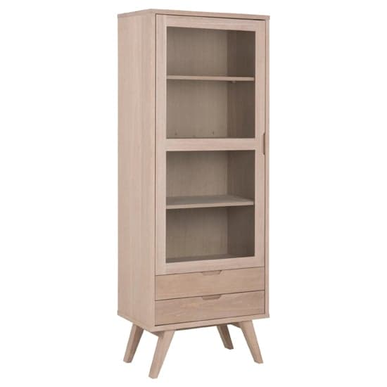 Alisto Wooden Display Cabinet Large In Oak White_2