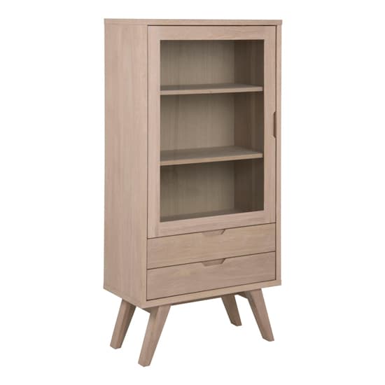 Alisto Wooden Display Cabinet Small In Oak White_2
