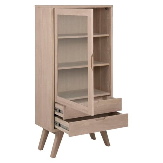 Alisto Wooden Display Cabinet Small In Oak White_4