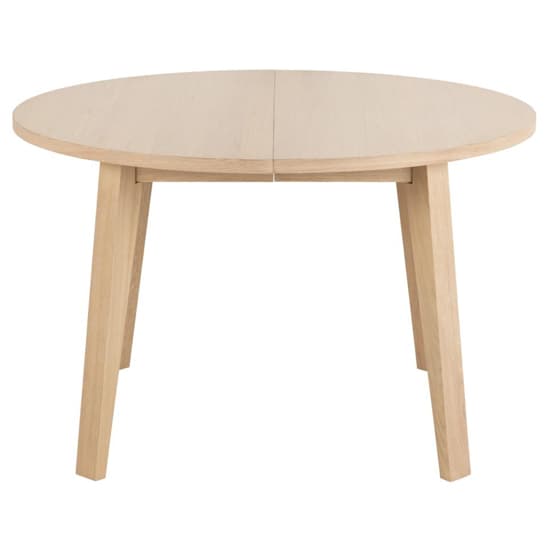 Alisto Wooden Extending Dining Table Round In Oak White_3