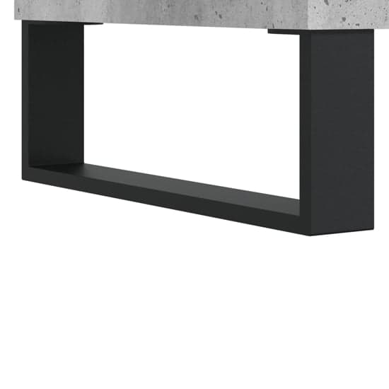 Alivia Shoe Storage Bench With 2 Drawers In Concrete Effect_6