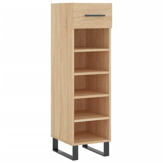 Alivia Shoe Storage Cabinet With 2 Drawers In Sonoma Oak_2