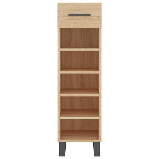 Alivia Shoe Storage Cabinet With 2 Drawers In Sonoma Oak_4
