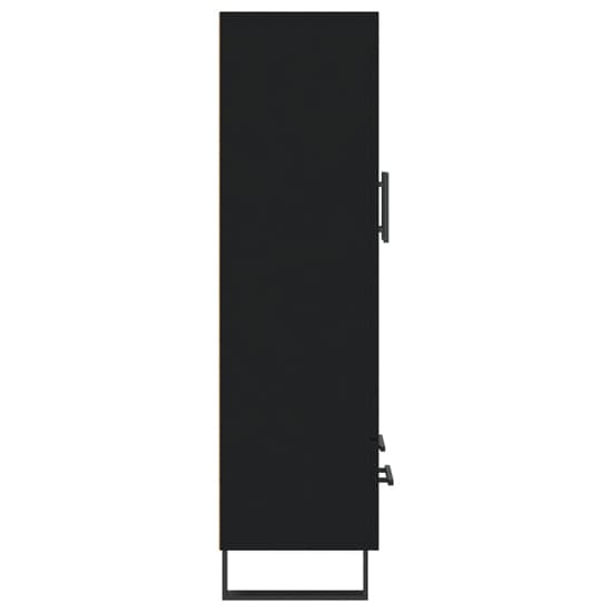 Alivia Wooden Display Cabinet With 2 Doors 1 Drawer In Black_6