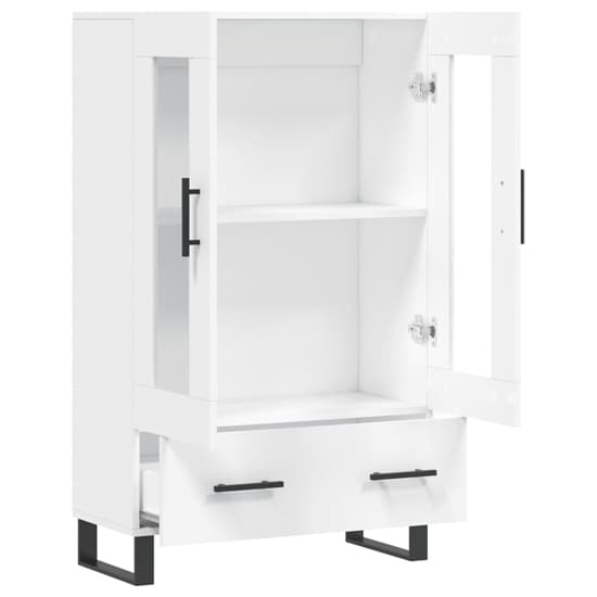 Alivia Wooden Display Cabinet With 2 Doors 1 Drawer In White_3