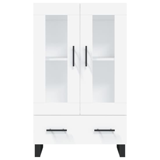 Alivia Wooden Display Cabinet With 2 Doors 1 Drawer In White_4