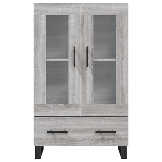 Alivia Wooden Display Cabinet With 2 Doors In Grey Sonoma Oak_4