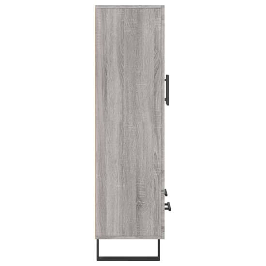 Alivia Wooden Display Cabinet With 2 Doors In Grey Sonoma Oak_5