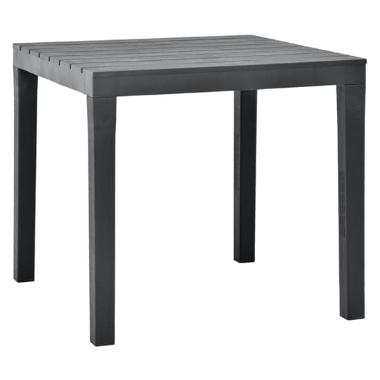 Aliza Plastic Garden Dining Table With 2 Benches In Anthracite_3