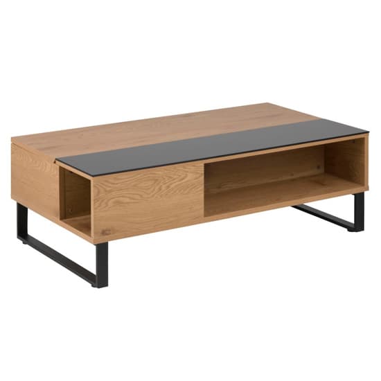 Allegan Lift Up Wooden Coffee Table In Matt Wild Oak_3