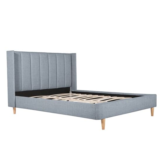 Allegro Fabric Double Bed In Grey_2