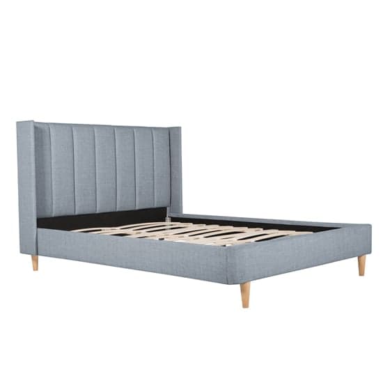 Allegro Fabric Super King Size Bed In Grey_4