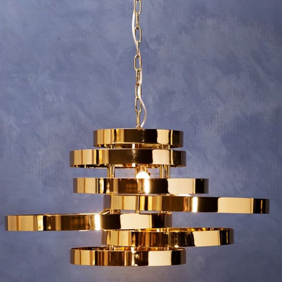 Allina 5 Lights Ceiling Pendant Light In Titanium Gold_4