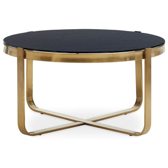 Allina Round Black Glass Coffee Tables With Gold Steel Base_2