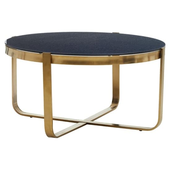Allina Round Black Glass Coffee Tables With Gold Steel Base_1