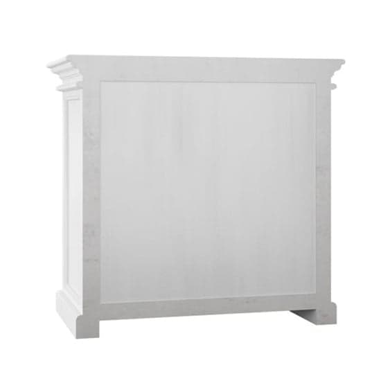 Allthorp 2 Glass Doors Display Cabinet In Classic White_3
