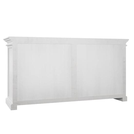 Allthorp 4 Glass Doors Display Cabinet In Classic White_3