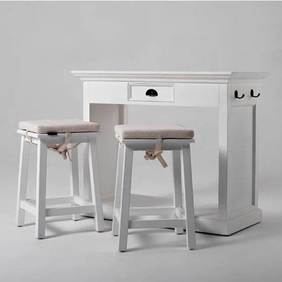 Allthorp Wooden Kitchen Dining Set In Classic White_2