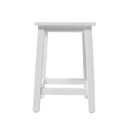 Allthorp Wooden Kitchen Stool In Classic White_2