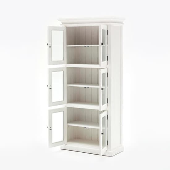 Allthorp Large Wooden Display Cabinet In Classic White_3