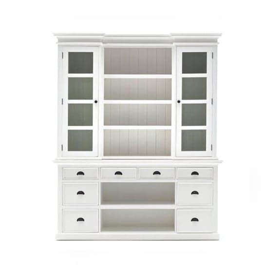 Allthorp Storage Bookcase With Basket Set In Classic White_3