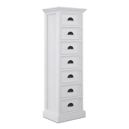Allthorp Tall Chest Of Drawers In Classic White With 7 Drawers_3