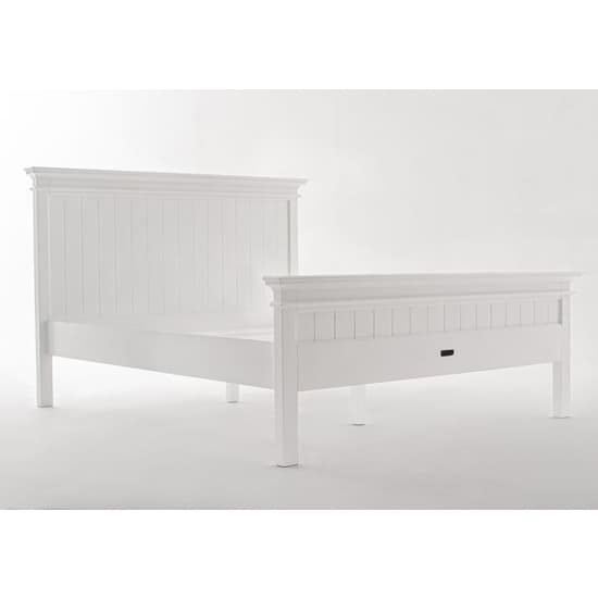 Allthorp Wooden Double Bed In Classic White_3