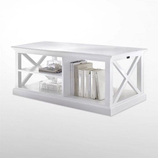Allthorp Solid Wood Coffee Table Rectangular In White_2