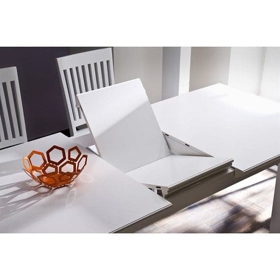 Allthorp Solid Wood Extendable Dining Table Rectangular In White_3