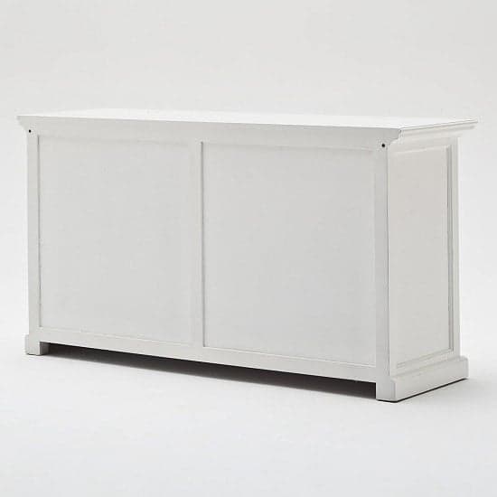 Allthorp Solid Wood Sideboard In White With 4 Doors_7