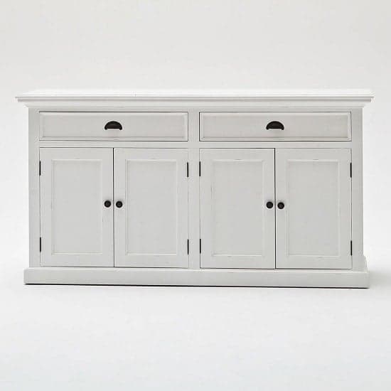 Allthorp Solid Wood Sideboard In White With 4 Doors_6