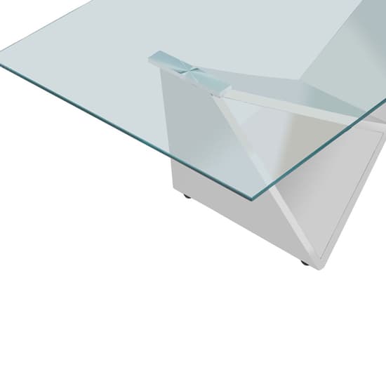 Alluras Clear Glass Coffee Table With Silver Wing Metal Frame_4